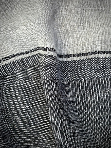 The Linen Kitchen towel-Block and Stripe