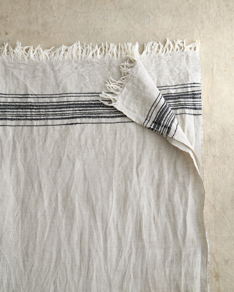 A luxurious ethically made linen towel