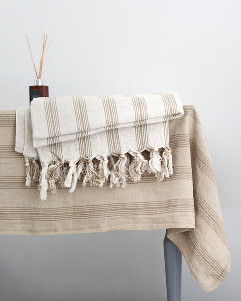 Handwoven Linen Table cloth