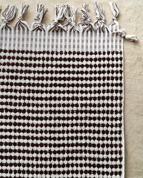 Handwoven organic thick Chick pea Turkish towel