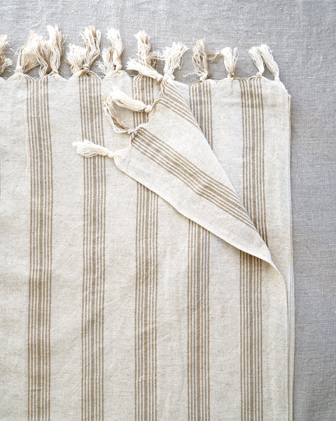 Sustainable linen hamam
