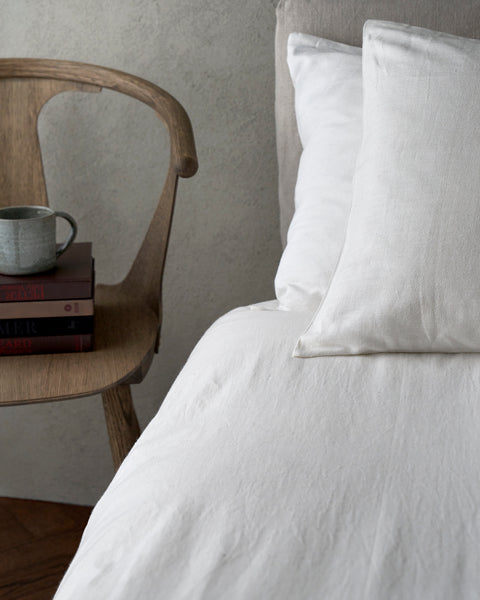 Hand made bed linen- organic and sustainable