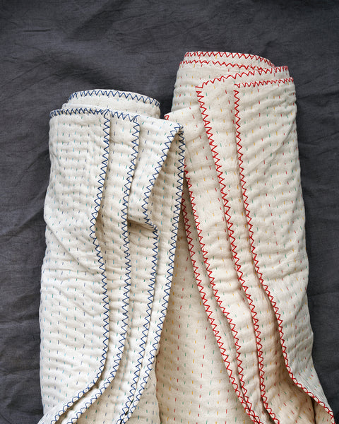 Hand made bedcover Kantha women Bangladesh