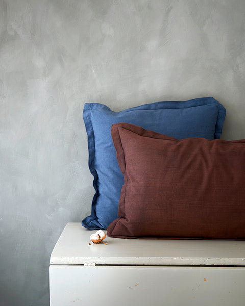 Cushion covers, handmade in organic cotton Kuddfodral av ekobomull