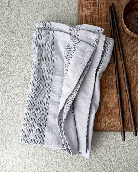 Soft striped linnen napkin