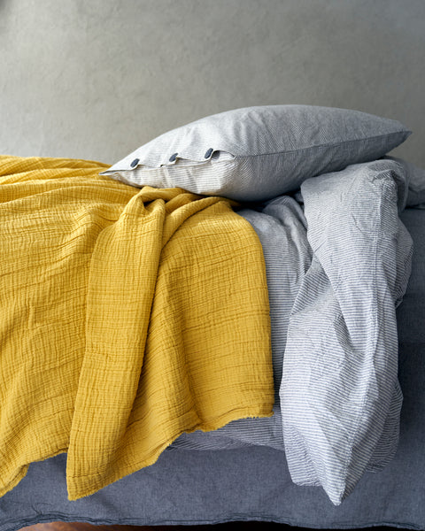 4-layer muslin bed spread sustainable cotton